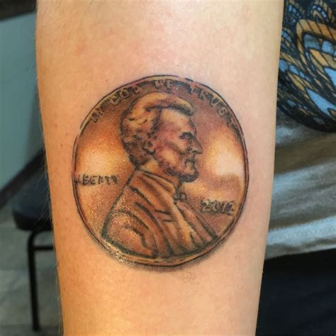 lucky penny tattoo